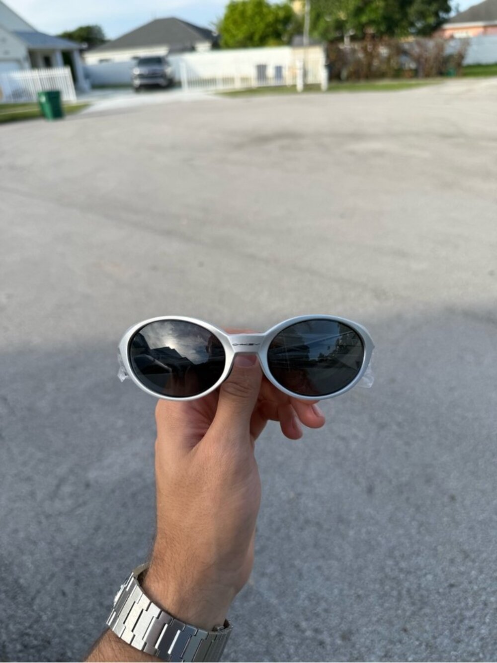 Oakley Eye Jacket Redux Sunglasses - Silver (OO9438)